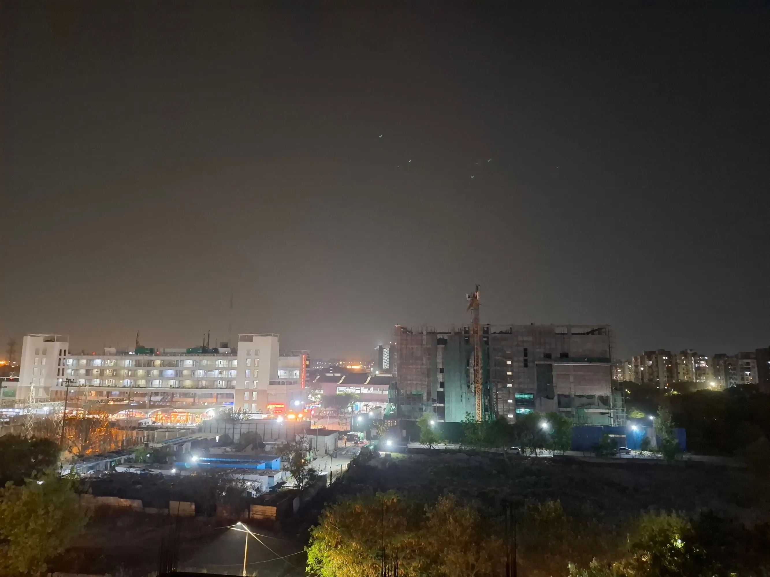 Samsung Galaxy A55 Night Mode ON Image.