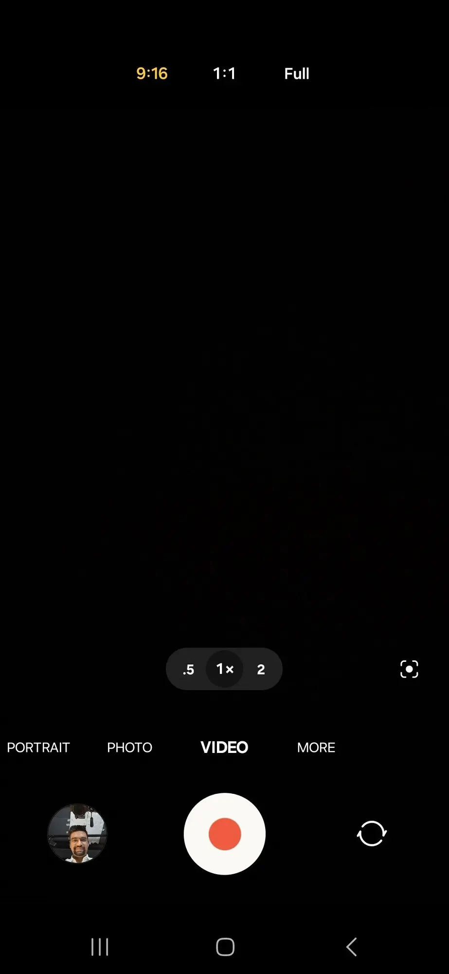 Samsung Galaxy A55 Video Size Options Image.