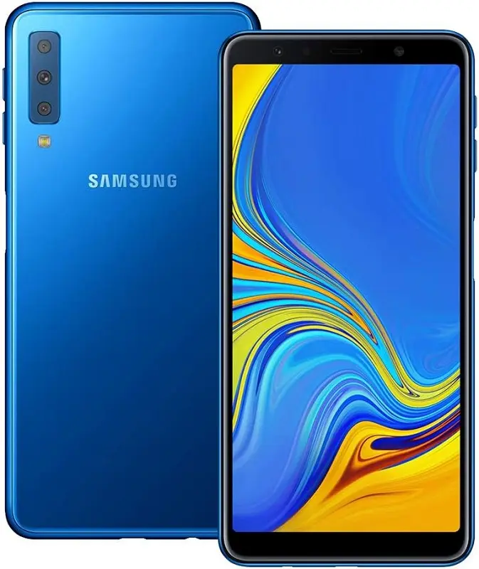 Samsung Galaxy A7 (2018) blue official Image