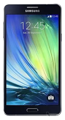 Samsung Galaxy A7 black front picture