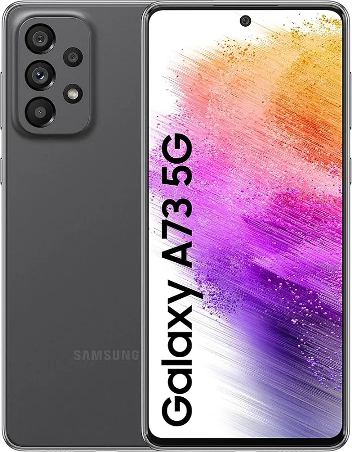 Samsung galaxy a73 5g gray official IMage