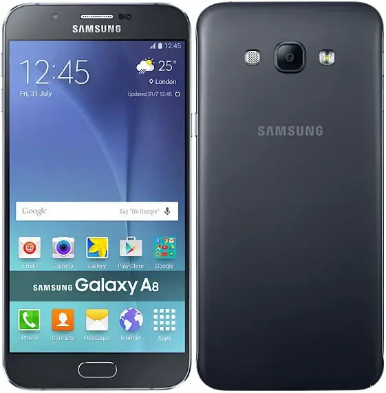Samsung Galaxy A8 black official Image
