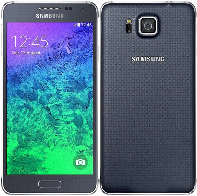 Samsung Galaxy Alpha Charcoal Black official Image