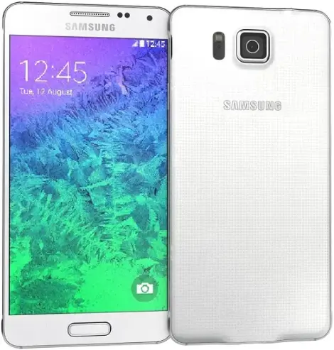 Samsung Galaxy Alpha Dazzling White official Image