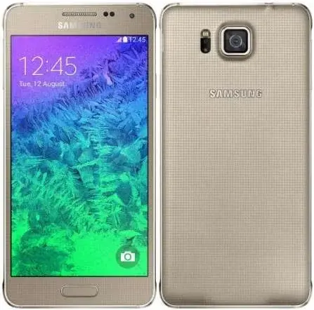 Samsung Galaxy Alpha Frosted Gold official Image