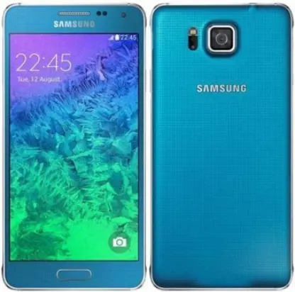 Samsung Galaxy Alpha Scuba Blue official Image