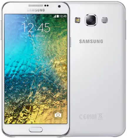 Samsung Galaxy E7 white official Image