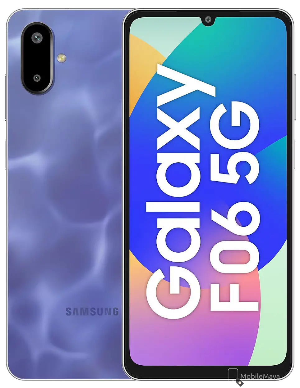 Samsung Galaxy F06 Lit Violet Official Image.