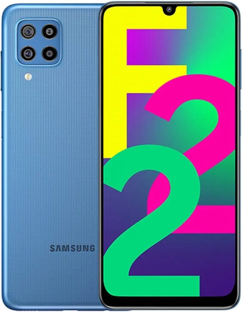 Samsung Galaxy F22 blue official Image
