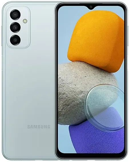 Samsung galaxy f23 Aqua Blue official Image