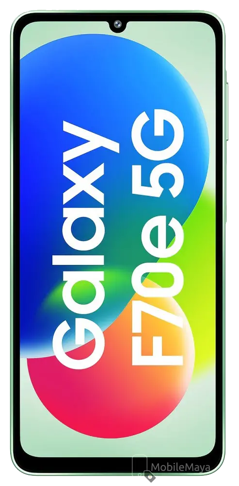Samsung Galaxy F70e Limelight Green Front Side Image