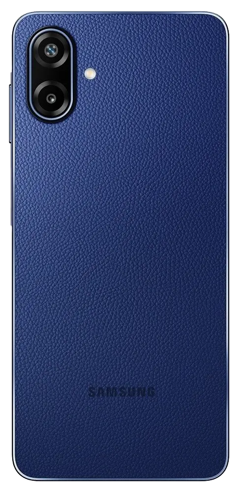 Samsung Galaxy F70e Spotlight Blue Back Side Image