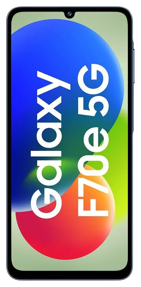 Samsung Galaxy F70e Spotlight Blue Front Side Image