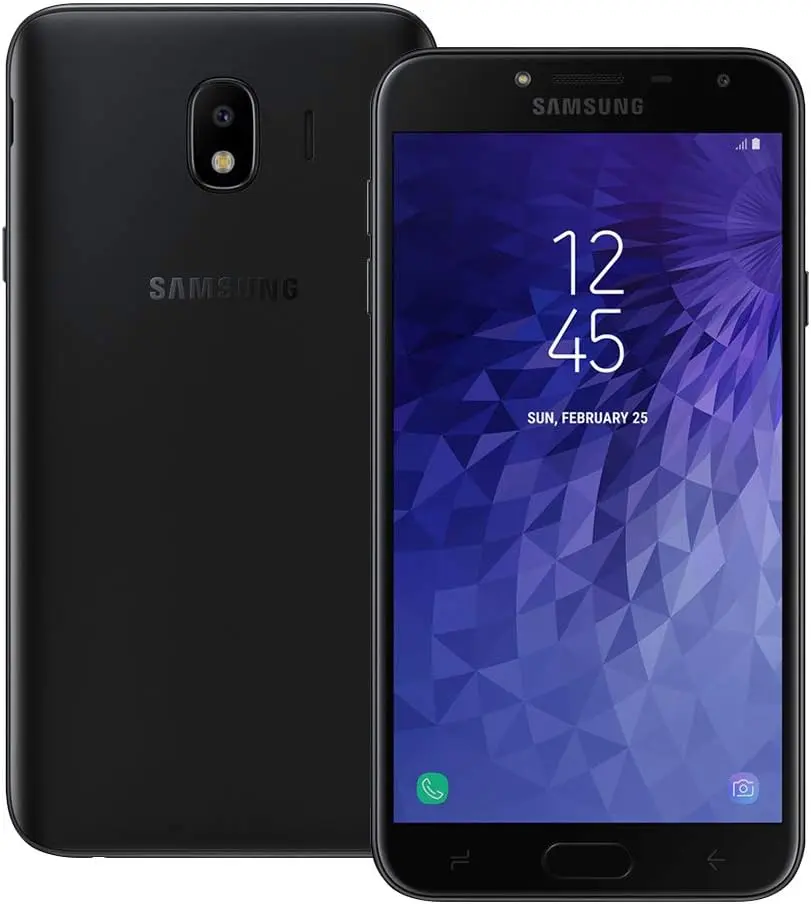 Samsung Galaxy J4 Black official Image