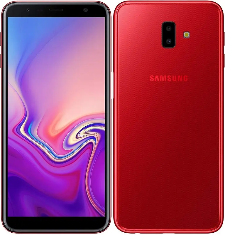 Samsung Galaxy J6 Plus Red official Image