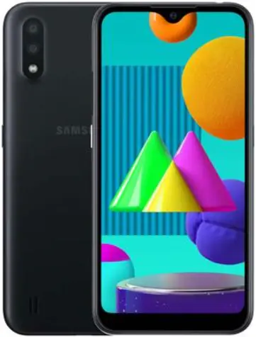 Samsung Galaxy M01 black official Image