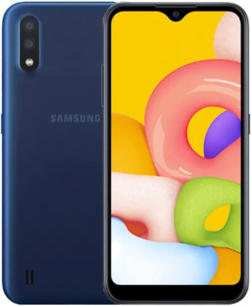 Samsung Galaxy M01 blue official Image
