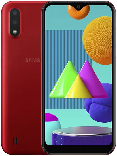 Samsung Galaxy M01 red official Image