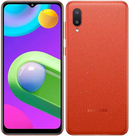 Samsung Galaxy M02 red official Image