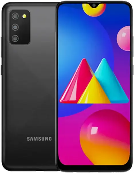 Samsung Galaxy M02s black official Image