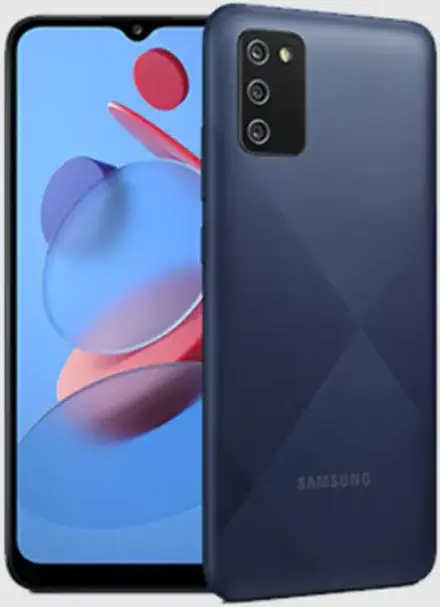 Samsung Galaxy M02s blue official Image