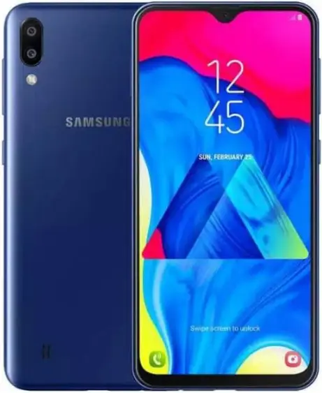 Samsung Galaxy M10 blue official Image