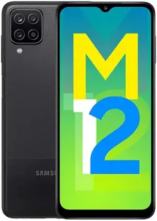 Samsung Galaxy M12 black official Image