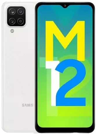 Samsung Galaxy M12 white official Image