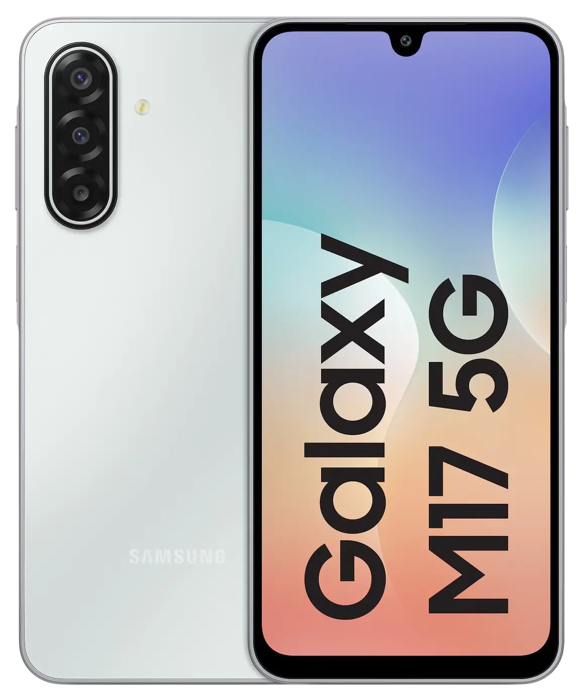 Samsung Galaxy M17 5G Moonlight Silver Official.