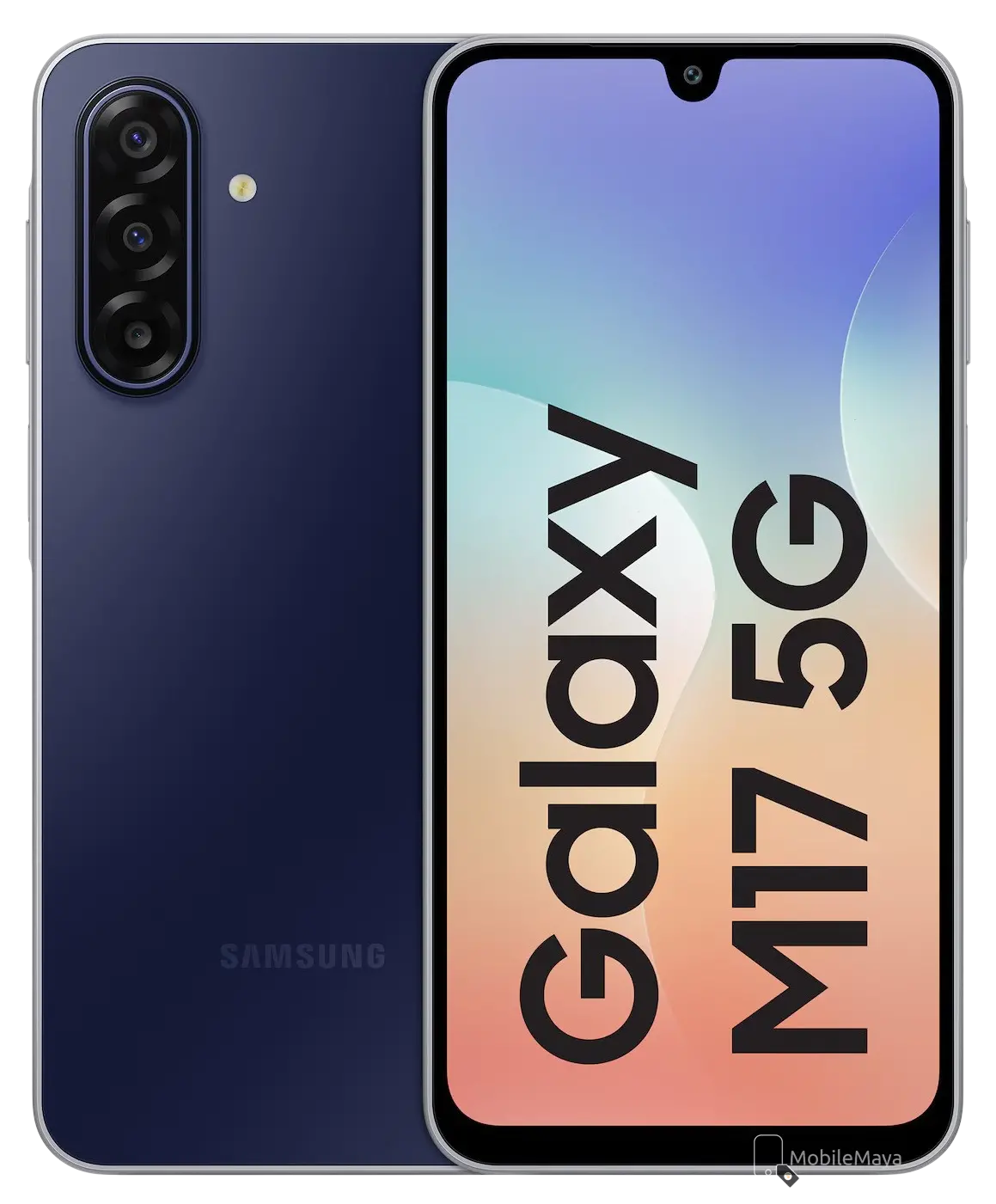 Samsung Galaxy M17 5G Sapphire Black Official Image.