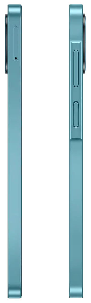 Samsung Galaxy M17e Blitz Blue Button Side Image