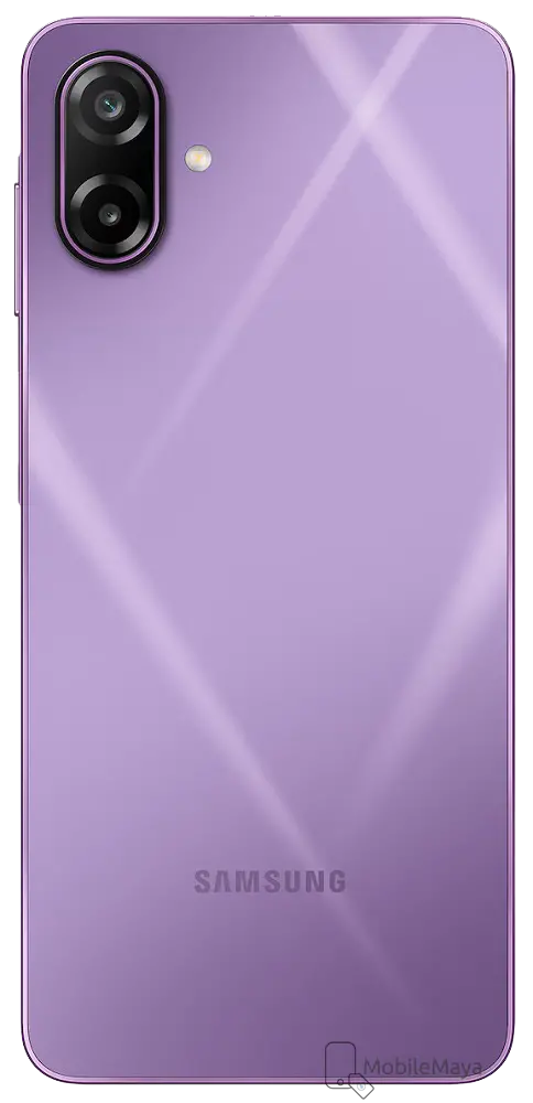 Samsung Galaxy M17e Vibe Violet Back Side Image