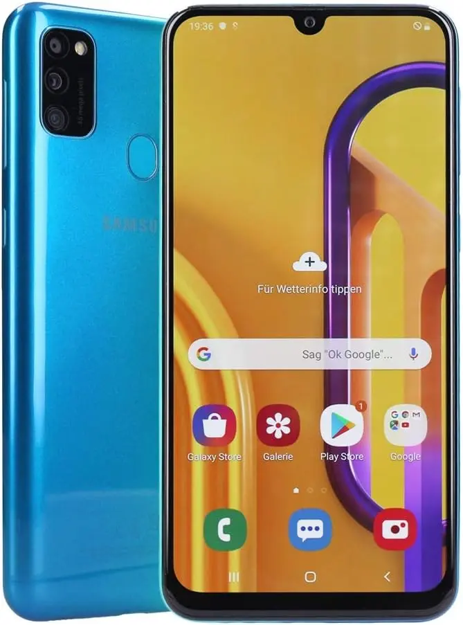 Samsung Galaxy M30s Sapphire Blue official Image