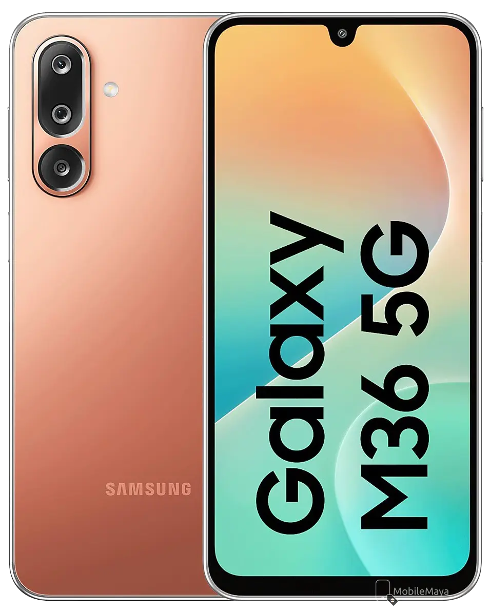 Samsung Galaxy M36 5G Orange Haze Official.