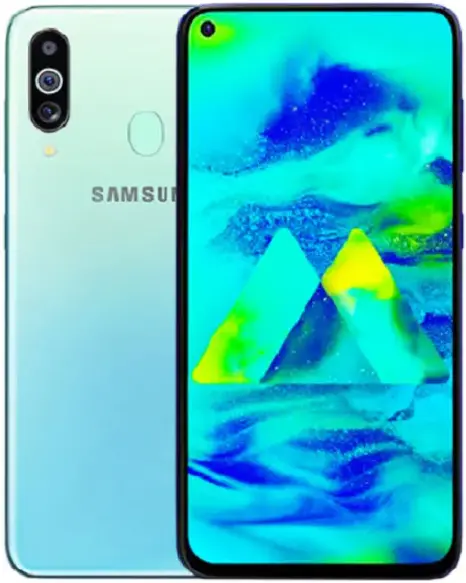 Samsung Galaxy M40 sky blue official Image