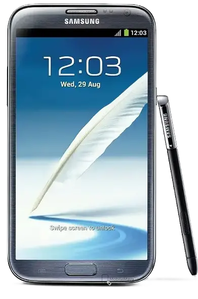 Samsung Galaxy Note II front side image