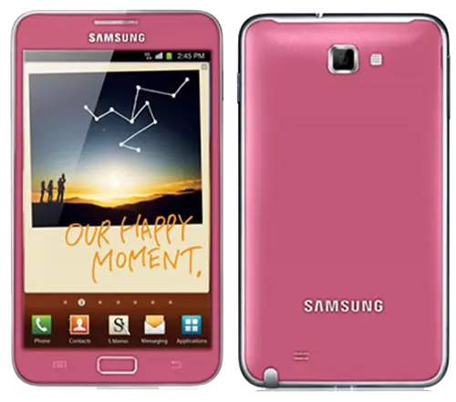 Samsung Galaxy Note pink color picture