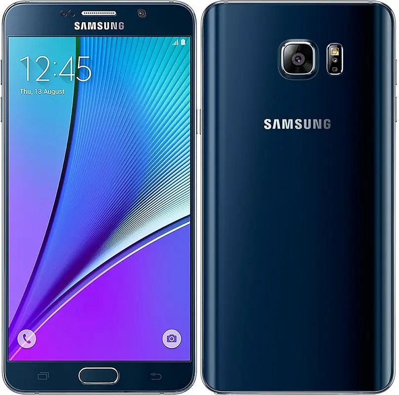 Samsung Galaxy Note5 Duos Black Sapphire official Image