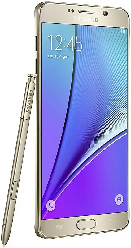 Samsung Galaxy Note5 Duos pen and right side Image