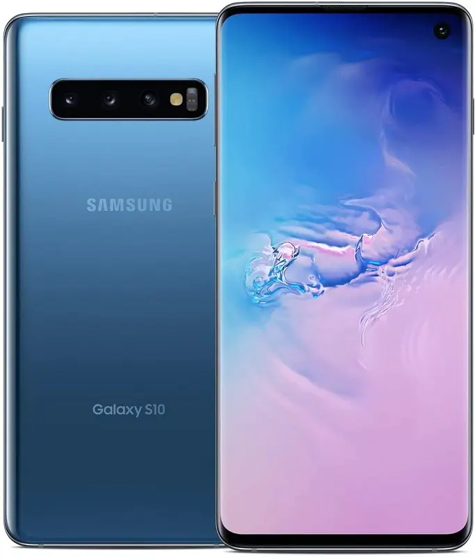 Samsung Galaxy S10 blue official Image