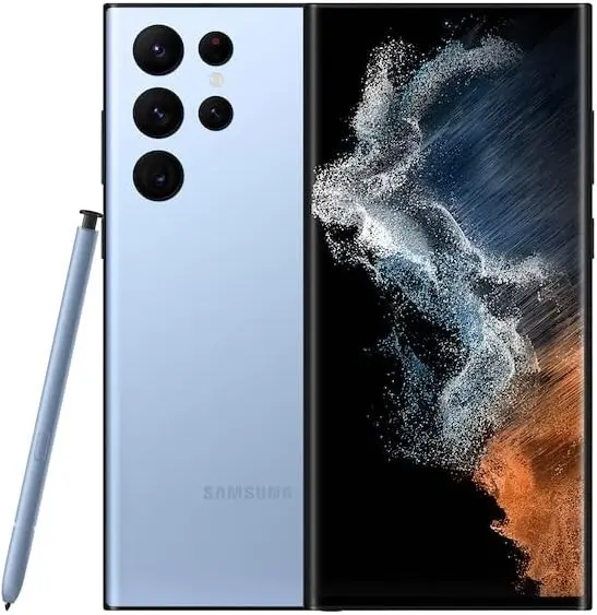 Samsung galaxy s22 ultra 5g Sky Blue amazon official Image