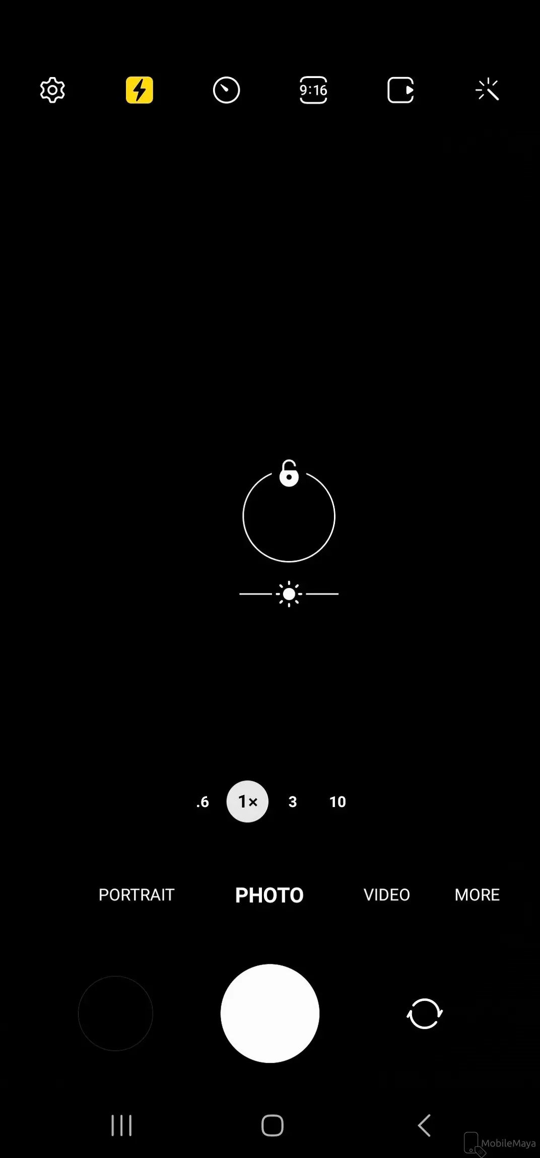 Samsung Galaxy S23 Ultra Camera Options Image.