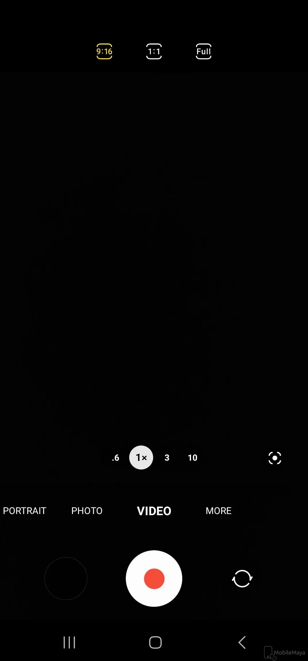 Samsung Galaxy S23 Ultra Video Size Options Image.