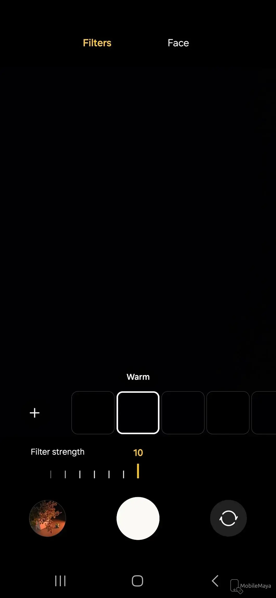Samsung Galaxy S24 Ultra Camera Options Image.