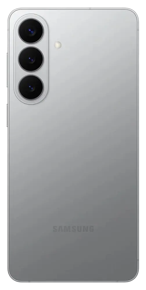 Samsung Galaxy S26 Plus Silver Shadow Back Side Image.