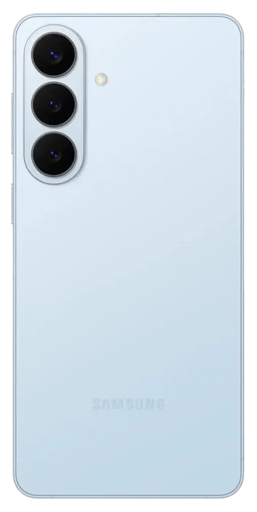 Samsung Galaxy S26 Plus Sky Blue Back Side Image.
