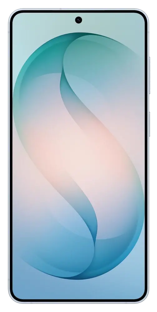 Samsung Galaxy S26 Plus Sky Blue Front Side Image.