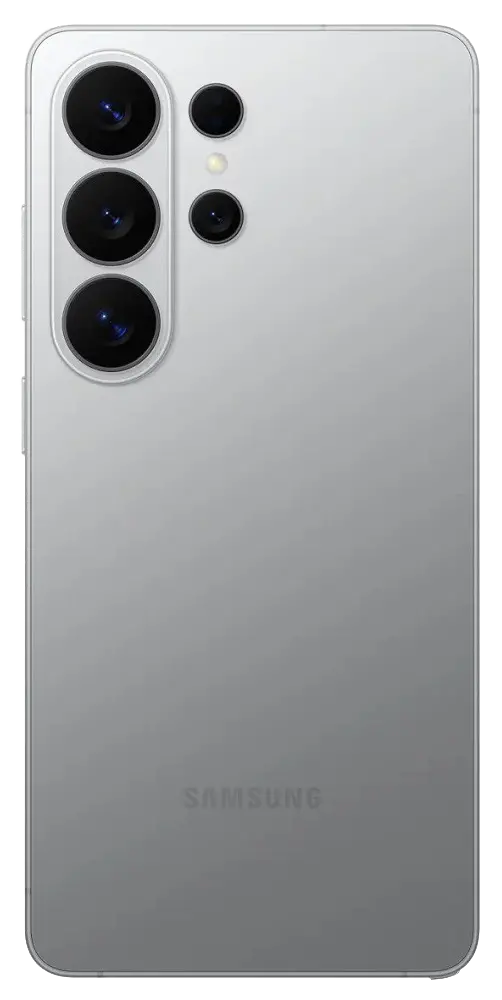 Samsung Galaxy S26 Ultra Silver Shadow Back Side Image.