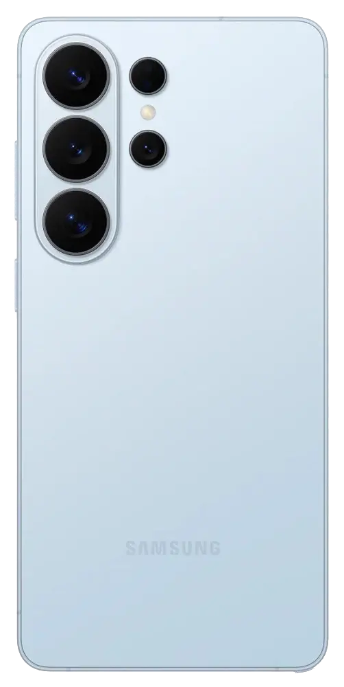 Samsung Galaxy S26 Ultra Sky Blue Back Side Image.