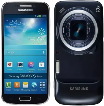 Samsung Galaxy S4 zoom black official Image